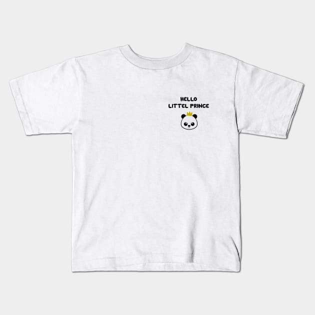 Hello Littel Prince Kids T-Shirt by family.d
